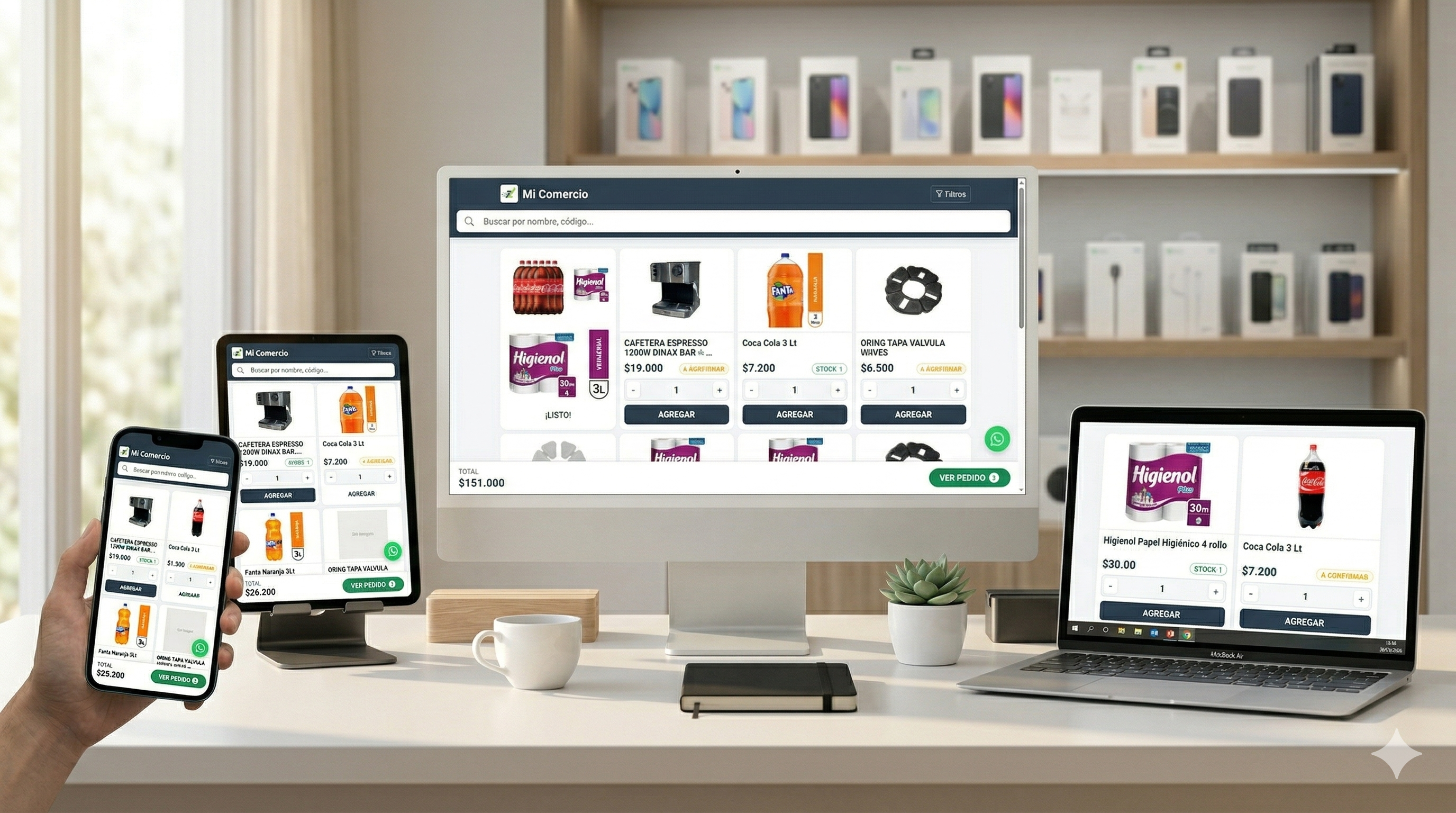 Vista del catálogo digital y tienda online ZetaGo!